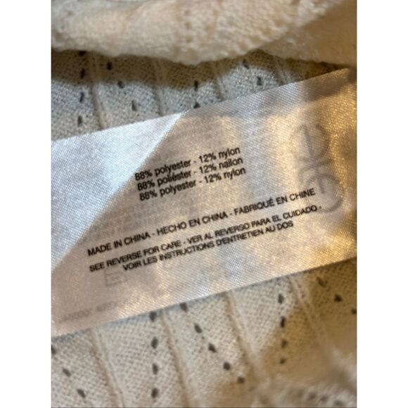 Jessica Simpson cream ruffled sweater size S - Picture 10 of 10